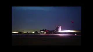 USAF F-15E Strike Eagles night operations at RAF Lakenheath