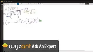 Find Derivative of Cotangent Function with Two Nested Functions