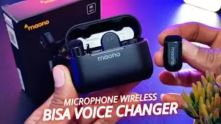 SUARANYA JERNIH! MAONO WAVE T1 MINI - MICROPHONE WIRELESS TERBAIK