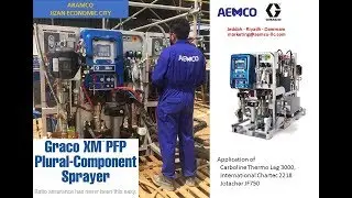 GRACO XM PFP  - Installation of PFP material in ARAMCO, JAZAN #thermolag3000 #gracopaintsprayers