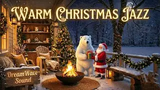 Relaxing Christmas Music 2026 🔥 Soothing Christmas Ambience with Fireplace🌲Christmas Piano Melody