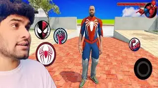 SPIDER-MEN vs THE FRANCLIN!!  Epic Web Trap Challenge in Indian bike driving 3d  @HeligamerSS #2