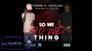 Jahvillani Ft. Teebone - So We Do We Thing (Clean) [Bro Gad Riddim] March 2018
