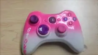 Mad Kustom Controllers Stokes Xbox 360 Controller pink and purple