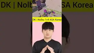 DK Nolbu 1v4 vs ASA Korea 🔥 | PMGC 2024 MVP🏆 | Tournament Clutch Moment