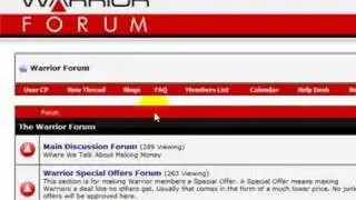 Warrior Forum Post Editing
