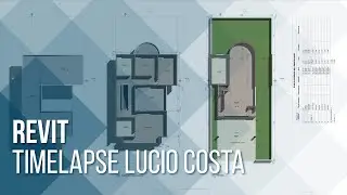 Revit | Timelapse resid&ecirc;ncia L&uacute;cio Costa