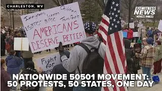 Protest against White House actions, Project 2025 draws large crowd at WV State Capitol