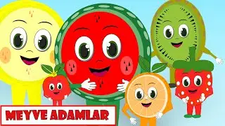 Karpuz Adam Şip Şap Şop ve Meyve Adamlar | Eğlenceli Çocuk Şarkıları Dinle | Bebek Şarkıları