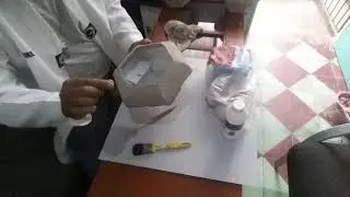 Vaso v2, vasos de cimento moldes de caixas de leite, parte 3