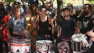 Drumming at the Counterprotest Against the KKK