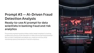 Prompt Engineering for Banking Fraud Analytics &bull; AI Prompt to Detect Transaction Anomalies #banking