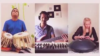 Amit Mishra, Karim Hasnaoui, Mariposa Music - Tabla, Piano, Bass, Handpan Fusion