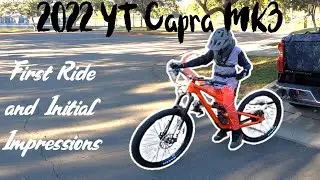 2022 YT Capra MK3 Lava Red | First Ride and Initial Impressions!