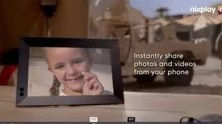 Nixplay 10 1 Inch Smart Photo Frame w10f Black