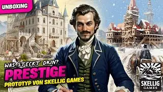 PRESTIGE - Erster Blick - Brettspiel-Prototyp - Skellig Games - Unboxing
