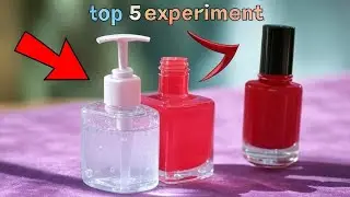 Top 5 science experiment AMAZING 😱 at home @CrazyXYZ