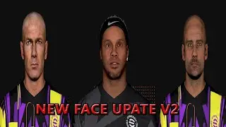 PES 2017 NEW LEGENDS FACE UPDATE (ZIDANE_GUARDIOLA_RONALDINHO)