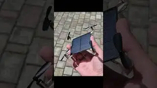 Solar Powered Mini Drone 🌞🚁 Free Energy Experiment #shorts