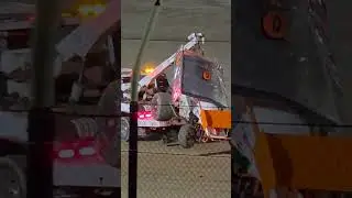 Wrecked 410 Sprint Car Millstream Speedway