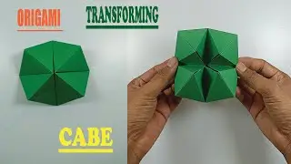 Origami Transformation Magic Cube Easy | easy origami