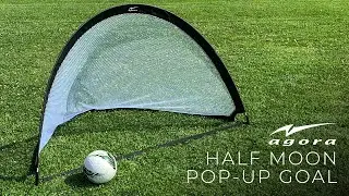 AGORA Half Moon Pop-Up Soccer Goal | Best Portable Soccer Goal for Kids & Adults
