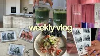 weekly vlog 💌 jhm x rbr pop up, homewares, cook with me 