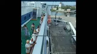 SILJA SERENADE. Departure. Cruise. Pilot on board. Лоцман. Выход судна.