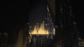 Dancing Waters Beneath the Sky | Burj Khalifa Fountain Show in Dubai 🌊✨🏙️