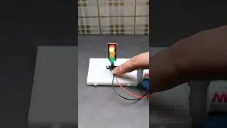 traffic light connection || bread board connection