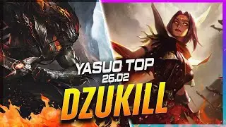 Dzukill - Ясуо против Ирелии на верхней линии, патч 26.2 - Геймплей за Ясуо
