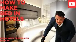 Bed making process in hotels!How to make beds in hotels|Bed making kaise karein hotels me!How to ma