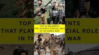 Regiments That Played A Crucial Role In The Kargil War #amazingfacts #armylover  #fathersday