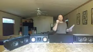 KLIPSCH R52C VS RP250C VS ELAC C6.2 VS ELAC DCR52 VS PIONEER SPC-22 SUNDAY SPEAKER SHOOTOUT!!