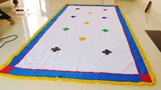 New Design गोडड़ा कवर पे हाथो से work: New Design in Godda Na Kanwar Kutchi godadi hendmend #godadi