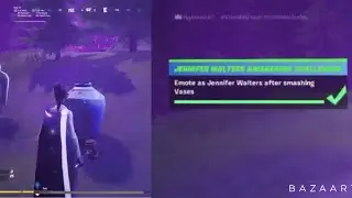 Emote as Jennifer Walters after smashing Vases (Fortnite awaking challenge)