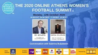 The 2020 Online AthensWFS  - Conversation with Sabrina Buljubasic, CEO at FK Sarajevo (Oct 12, 2020)
