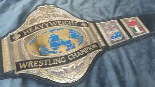NEW BELT DAY WWF HOGAN 86 DUAL PLATES AMD ORIGINAL LEATHER STRAP