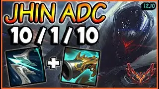 Jhin ADC vs Ashe / NA Grandmaster / Patch 12.10 / Season 12 [ 10 / 1 / 10 ] 🔥
