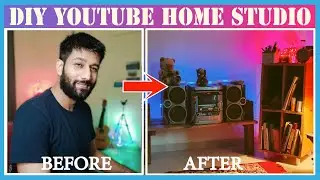 Youtube Channel Setup at HOME | Creative Background Kaise Banaye?? 🤨 | DIY Home Setup under Rs 500