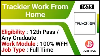 Trackier Work From Home | Remote Jobs | Graphics Design Intern | WFH Jobs