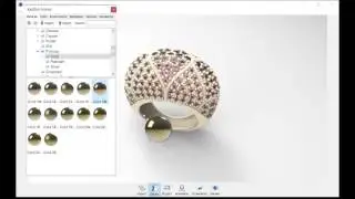 Photorealistic renders for jewlery design in Keyshot