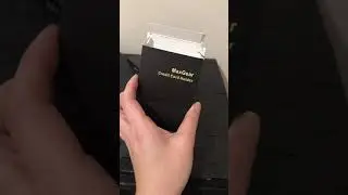 MaxGear RFID blocking credit card holder review--TheChuchieChannel