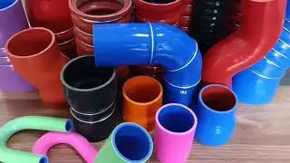 Low Price Heat Resistant Silicone Rubber Vacuum Hose Manufacturer Silicone Hose Print Logo