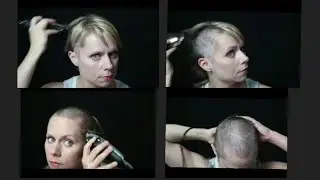 women self headshave | women headshave | short hair headshave