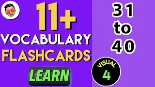 (#4) 11 Plus Vocabulary Flashcards | 11 plus Vocabulary List | 11 plus english vocabulary