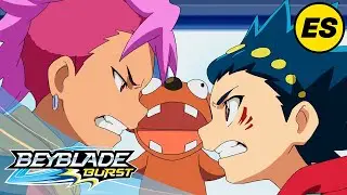BEYBLADE BURST | Ep.31 &iexcl;Ense&ntilde;anzas de una leyenda! | Ep.32 &iexcl;El poder del cicl&oacute;n!