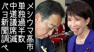中国の息のかかった毎日新聞や日経新聞で「高市自民が単独過半数、中道は公示前より議席減」と報じられる【改憲君主党チャンネル】