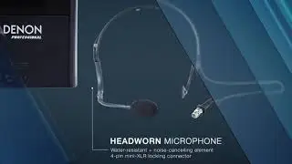 Denon Professional - Fitness Pack Headset Wireless Microphone with Beltpack