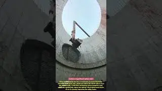 Long arm excavator, operating deep inside the silo #wonder #techniques #skills